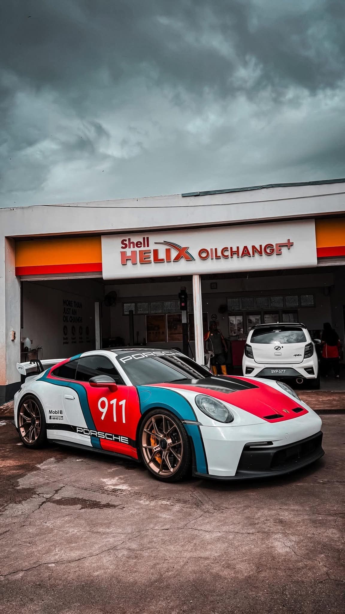 Porsche 911 di Annex Autowerkz, Shell Helix OilChange+ partner workshop di Kuala Terengganu